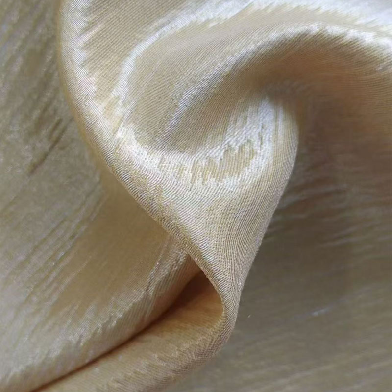 Aurora Polyester Single Filament Makintab na Tencel Viscose Fiber Fabric
